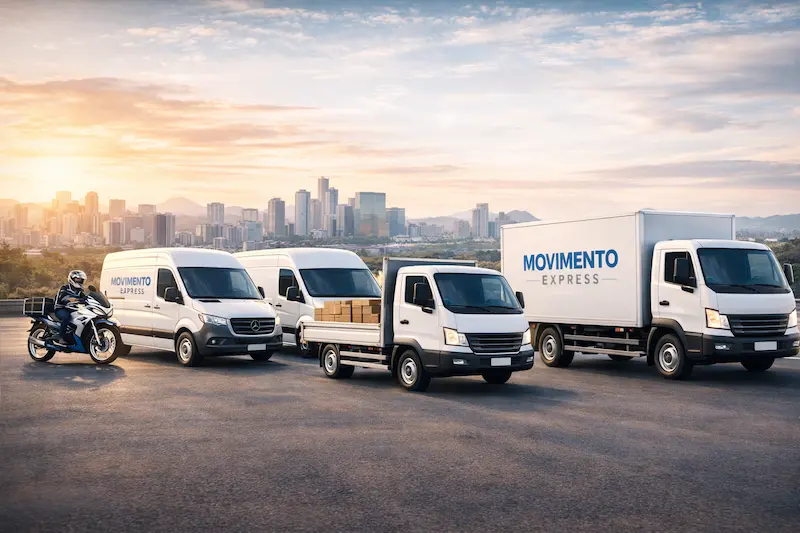 Frota completa da Movimento Express