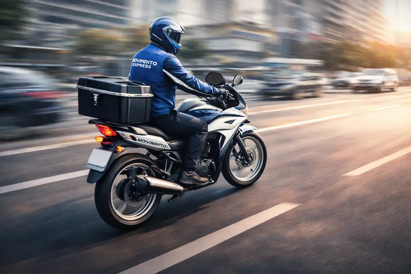 Entrega de moto da Movimento Express